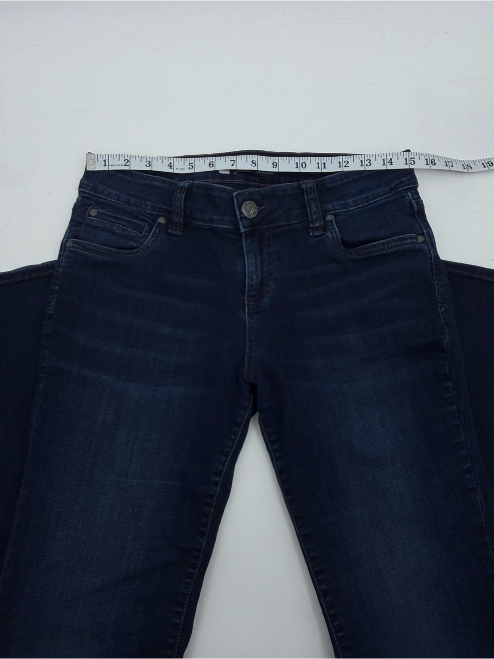Kut from the Kloth Natalie High Rise Bootcut Jeans Dark Wash Size 8 - Picture 10 of 14